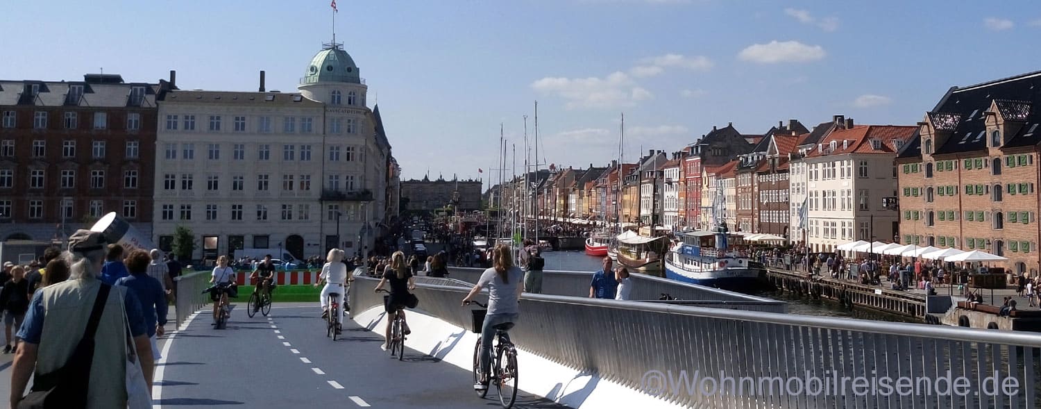 Mit dem Fahrrad in Kopenhagen