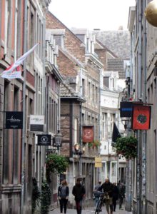 kleine Nebenstraße in Maastricht