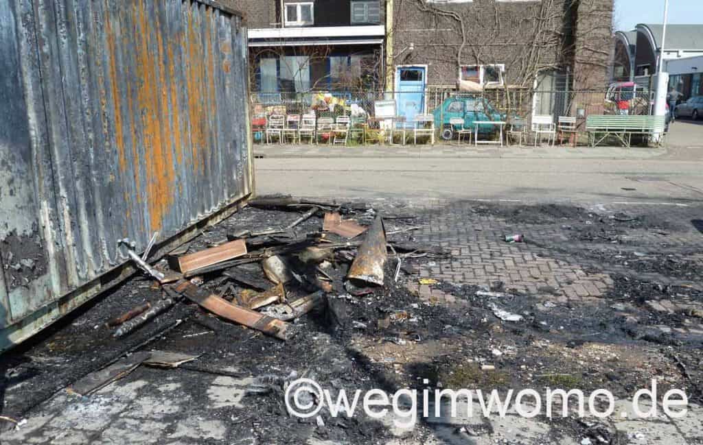 ausgebranntes Wohnmobil - Gasprüfung wichtig